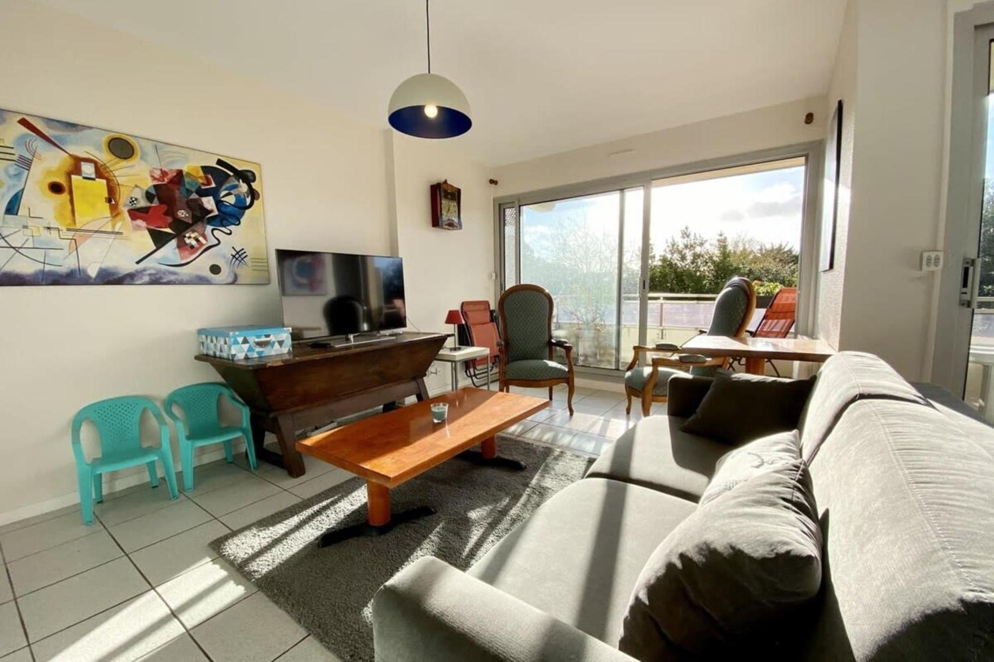 Charmant T3 Cosy A 2 Pas Du Bourg Et Des Plages Larmor-Plage Exterior photo